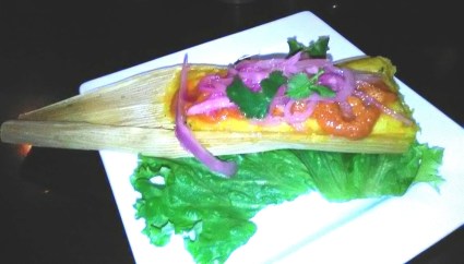 The vegetarian tamale at Havana Rumba may or may not be vegan.